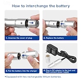 cheap Skin Care Tools-Wireless Dr Pen Ultima A6 Electric Derma Stamp Rechargeble Dermapen Microneedling For Skin Care Semi Permanent Tattoo Salon Beauty Device