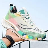 economico Sneakers da uomo-scarpe da corsa sportive leggere da uomo – scarpe da ginnastica con lacci in mesh traspirante con suola ammortizzante per palestra e fitness all&#039;aperto
