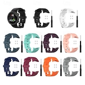cheap Garmin Watch Bands-Watch Band for Garmin Forerunner 45/45S, Swim 2 Silicone Replacement  Strap Adjustable Sport Band Wristband