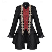 cheap Outerwear-Punk &amp; Gothic Medieval Renaissance Coat Jacket Tailcoat Prince Gentleman Women&#039;s Royal Steampunk Halloween Masquerade Event / Party Masquerade Adults&#039; Coat