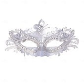 cheap Mask-Phantom Of The Opera Queen Carnival Mask Venetian Mask Columbina Adults&#039; Women&#039;s Half Face Party Masquerade Carnival of Venice Halloween Carnival Mardi Gras Easy Carnival Costume
