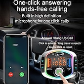 お買い得  車用Bluetoothキット/ハンズフリー-pd18 FMトランスミッター カーMP3プレーヤー デュアルUSBハンズフリーBluetoothアダプター