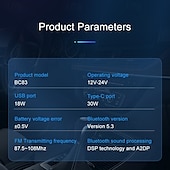 お買い得  車用Bluetoothキット/ハンズフリー-12V/2.5A BT 通話 EQ サウンド調整済み pd/qc3.0 急速充電器 bc83 FM トランスミッター カーチャージャー デュアル USB TF U ディスク MP3