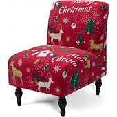 baratos Capa do sofá futon.-Capa para cadeira de acento sem braços, capa protetora para cadeira de chinelo, elastano elástico removível para cadeira sem braços, protetor de móveis para sala de estar, sala de jantar, hotel