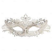 cheap Mask-Phantom Of The Opera Queen Carnival Mask Venetian Mask Columbina Adults&#039; Women&#039;s Half Face Party Masquerade Carnival of Venice Halloween Carnival Mardi Gras Easy Carnival Costume