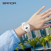 economico Orologi digitali-SANDA Da uomo Orologio digitale Di tendenza Orologio casual Orologio da polso Resistente agli urti Luminoso Cronometro Allarme sveglia Conto alla rovescia Resina Guarda