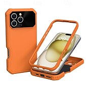 お買い得  iPhone用ケース-電話 ケース 用途 iPhone 16 Pro Max プラス iPhone 15 プロマックスプラス バックカバー 磁石バックル ワイヤレス充電をサポート 耐衝撃 レトロ風 TPU PC