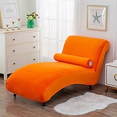 abordables Housse de canapé-housse de chaise longue en velours housse de luxe pour salon housse de chaise longue d&#039;intérieur extensible ultra douce lavable en machine