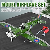 economico Costruzioni giocattolo-giocattoli da costruzione modellini di aerei kit per ragazzi 8-12modello di aereo scala 132 kit di costruzione in metallomodelli di aerei per bambini 8-12i migliori regali di aerei per gli