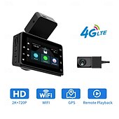 cheap Car DVR-Dashcam Cameras Video Recorder Dual Lens Front and Rear Dash Cam for Cars 2K