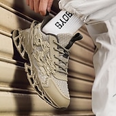 economico Sneakers da uomo-scarpe da ginnastica sportive leggere da uomo a tema drago – design unico della suola scolpita, scarpe da corsa traspiranti e comode per lo sport e lo street style