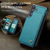 abordables Coques Samsung-téléphone Coque Pour S24 S24 Ultra Plus S24 FE S23 S22 S21 S20 Ultra Plus FE A55 A35 A25 A15 5G A54 A34 A14 A53 A33 A23 A13 S25 Ultra Coque Arriere Avec Support Fente pour carte Antichoc Rétro TPU PC