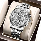 Χαμηλού Κόστους Ρολόγια Quartz-νέα τάση της μόδας casual sports απλή πλήρως αυτόματη κίνηση ανδρικό ρολόι ημερολόγιο αδιάβροχο φως νύχτας μη μηχανικό ρολόι όμορφο και κομψό ανδρικό ρολόι χαλαζία