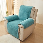abordables Fauteuils inclinables, à oreilles-Housse de fauteuil inclinable en polaire, douce et confortable, parfaite pour protéger et rafraîchir votre fauteuil inclinable, ajoute confort et chaleur à votre salon ou à votre décoration de cinéma