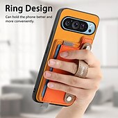 رخيصةأون جراب للهواتف الأخرى-هاتف غطاء من أجل بكسل 9 برو بيكسل 9 برو اكس ال Pixel 8 Pro Pixel 8 بكسل 9 Pixel 7 Pixel 7 Pro غطاء خلفي مع حامل مغناطيس دعم الشحن اللاسلكي مكتب  /  الأعمال TPU جلد PU