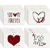 economico Tovagliette-set di 4 tovagliette per San Valentino romantiche e decorative con motivi a forma di cuore o rosa resistenti e resistenti al calore perfette per aggiungere un tocco d&#039;amore all&#039;arredamento della tua