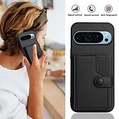 お買い得  その他のスマホケース-電話 ケース 用途 ピクセル9プロ ピクセル9プロXL Pixel 8 Pro Pixel 8 ピクセル9 バックカバー スタンド付き カード挿入口 耐衝撃 レトロ風 TPU PUレザー