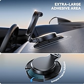 cheap Car Holder-Dashboard Phone Holder Portable Foldable Magnetic Phone Holder for Car Compatible with Wireless Charging