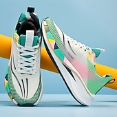 economico Sneakers da uomo-scarpe da corsa sportive leggere da uomo – scarpe da ginnastica con lacci in mesh traspirante con suola ammortizzante per palestra e fitness all&#039;aperto