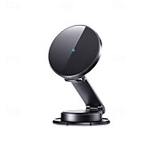 cheap Car Holder-Dashboard Phone Holder Portable Foldable Magnetic Phone Holder for Car Compatible with Wireless Charging