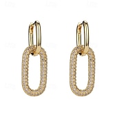 Недорогие Серьги-Серьги-кольца Старинный Сердце Серьги Бижутерия A / B / C Назначение Свадьба Для вечеринок 1 пара