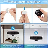 cheap Puck Lights-Rechargeable RGB Puck Lights with Remote Control 1200mAh Battery Operated Tap Lights Dimmable Touch Under Cabinet Lighting Wireless Push Lights LED USB Shelf Light