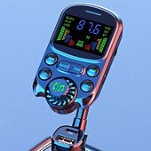 お買い得  車用Bluetoothキット/ハンズフリー-高品質のミニカー MP3 プレーヤー Bluetooth 音楽スピーカー 30W 急速充電器、車用 FM トランスミッター MP3 プレーヤー