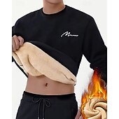 tanie Męskie bluzy 3D-Męskie Bluza dresowa Czarny Rumiany róż Czerwony Zielony Jasnoszary Półgolf Równina Sport i turystyka Codzienny Święto Poliester Moda miejska Podstawowy Codzienny Jesień i zima Odzież Bluzy z kapturem