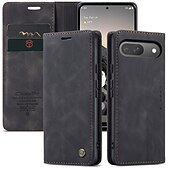 זול תיק טלפון אחר-טלפון מגן עבור גוגל Pixel 9 Pro Pixel 9 Pro XL Pixel 8 Pro Pixel 8 פיקסל 9 Pixel 7 Pixel 7 Pro Pixel 6 Pixel 6 Pro כיסוי הפוך עם מעמד מגנטי חריץ לכרטיס רטרו TPU עור PU
