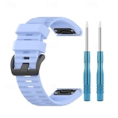 levne Pásky na hodinky Garmin-Pásek hodinek pro Garmin Fenix 8 51mm 7X Pro 6X 5X Plus Epix Pro Tactix 7 Amoled Instinct 2X Quatix Enduro Descent Mk2i Mk2 26mm Silikon Výměna, nahrazení Popruh Nastavitelný Sportovní značka Náramek