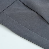 levne Štíhlý-Pánské Oblekové Kalhoty Kalhoty chinos Knoflíky Kapsy Pevná barva Pohodlné Formální Párty Práce Módní Klasický styl Černá Námořnická modř Lehce elastické