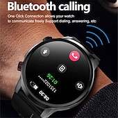abordables Relojes inteligentes-EX100 Reloj inteligente 1.95 pulgada Smartwatch Reloj elegante Bluetooth Podómetro Recordatorio de Llamadas Seguimiento del Ejercicio Compatible con Android iOS Mujer Hombre Larga espera Llamadas con
