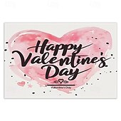 cheap Placemats &amp; Coasters &amp; Trivets-Valentine&#039;s Day Placemats Set of 4 Romantic and Decorative Table Mats Featuring Heart or Rose Patterns Durable and Heat-Resistant Perfect for Adding a Touch of Love to Your Dining Table Decor