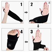 economico Massaggiatori per corpo-massaggiatore elettrico per il riscaldamento del polso tutore caldo per l&#039;artrite fascia da polso compressa calda dispositivo per fisioterapia fascia da polso fitness cura delle articolazioni