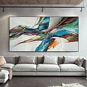 cheap Abstract Paintings-Mintura Handmade Abstract Colorful Oil Paintings On Canvas Wall Art Decoration Modern Picture For Home Decor Rolled Frameless Unstretched Painting