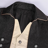 cheap Outerwear-Punk &amp; Gothic Medieval Renaissance Coat Jacket Tailcoat Prince Nobleman Men&#039;s Royal Steampunk Halloween Masquerade Event / Party Masquerade Adults&#039; Coat