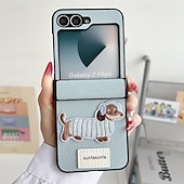 economico Cover Samsung-telefono Custodia Per Capovolgi Z 6 Z Flip 5 Z Flip 4 Z Flip 3 Per retro Resistente agli urti Retrò TPU pelle sintetica
