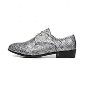 economico Semi-formale-scarpe oxford da uomo in similpelle con motivo intrecciato e design allacciato - calzature formali eleganti per lavoro, matrimoni ed eventi speciali