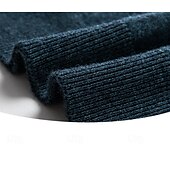 cheap Men&#039;s Elite Sweaters &amp; Cardigans-Men&#039;s 100% Wool Pullover Sweater Jumper Knit Solid Color Turtleneck Knitwear Elegant Christmas Outdoor Clothing Apparel Fall Winter Black Red S M L