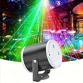 זול תאורת במה-מקרן מסיבת דיסקו לד עם usb, אורות מסיבת במה strobe המופעלים על ידי סאונד אור אפקט מקורה למועדונים, ברים, ליל כל הקדושים, חג המולד ומסיבות