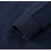 cheap Men&#039;s Elite Hoodies &amp; Sweatshirts-Men&#039;s Hoodie Black White Navy Blue Hooded Plain Pocket Christmas Gifts Work Sports &amp; Outdoor Active Cool Basic Fall Winter Clothing Apparel Hoodies Sweatshirts  Long Sleeve