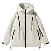 preiswerte Fleece &amp; 3 in 1 Jacken-Herren Soft Shell Jacke Wanderjacke Draussen Windundurchlässig Atmungsaktiv Leichte Jacke Windbreaker-Jacke Reisen Weinrot Schwarz Rosa Grün Khaki