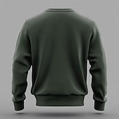 お買い得  メンズ 3D スウェットシャツ-男性用WKRPターキードロップロングスリーブスウェットシャツ - レス・ネスマン「神が私の証人だ」引用面白いテレビ番組ファンクルーネック