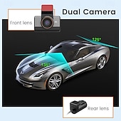 cheap Car DVR-Dashcam Cameras Video Recorder Dual Lens Front and Rear Dash Cam for Cars 2K