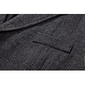 voordelige Semi-formele pakken-Bruin Grijs Heren Haringbeen Tweed Vest Standaard Pasvorm Notch Enkele Knopen Vijf-knopen