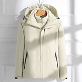 economico Fleece &amp; Giacche 3 in 1-Per donna Giacca Softshell Giubbino da escursione Inverno All&#039;aperto Tenere al caldo Fodera di vello Antivento Resistente all&#039;acqua Giacca 3 in 1 Giacche in pile Giacca a vento Viaggi Nero Avorio