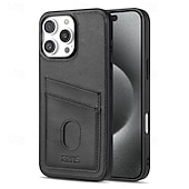 baratos Capas para iPhone-telefone Capinha Para iPhone 16 Pro Max Plus iPhone 15 Pro Max Plus iPhone 14 13 12 11 Pro Max Plus iPhone 14 Pro Max Capa traseira Slot para cartão Antichoque Retro TPU Couro PU