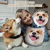 cheap Personalized Textiles-Personalized Memorial Pillow Pet Person- Soft, Cuddly, Duplex Printed, Hand Washable, Contemporary Designed, Zipper Closed, Cotton Filled, All-Season Decorative Throw Pillow for Cherished Memories