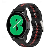 cheap Samsung Watch Bands-Watch Band for Samsung Galaxy Watch 7/6/5/4 40/44mm, Galaxy Watch 5 Pro 45mm, Galaxy Watch 4/6 Classic 42/46/43/47mm, Watch 3, Active 2, Gear S2 Silicone Replacement  Strap Adjustable Sport Band
