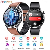 abordables Bracelets connectés-696 F210 Montre intelligente 1.55 pouce Montre intelligente avec bracelet Bluetooth ECG + PPG Podomètre Rappel d&#039;Appel Compatible avec Android iOS Hommes Mode Mains-Libres Rappel de Message IPX-0